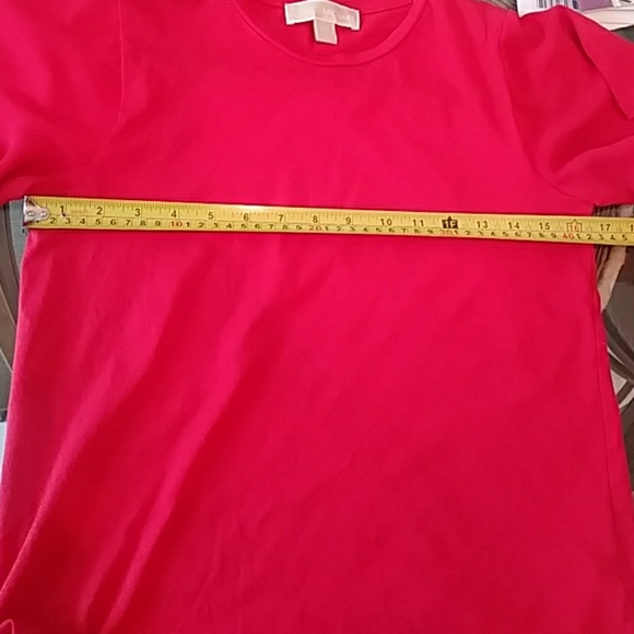 Michael kors P/M red top - Picture 3 of 5
